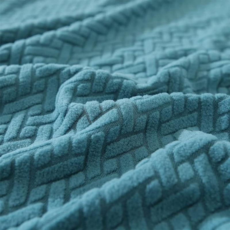 Rubina Polar Fleece Sofa Cover - Teal media 4