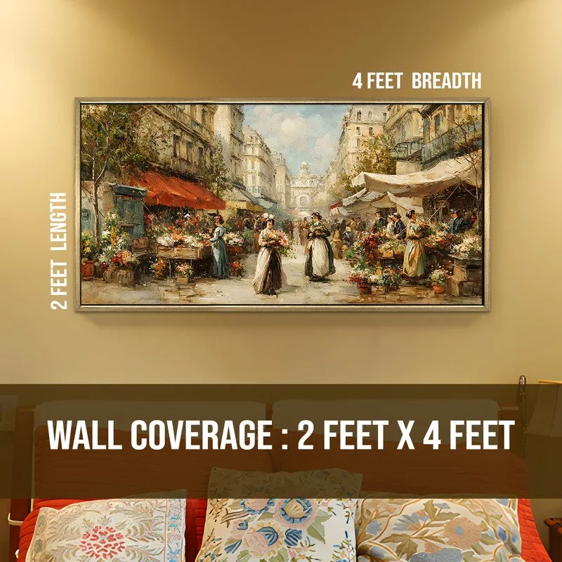 Rustic European Market Day Glow Wall Art media 8