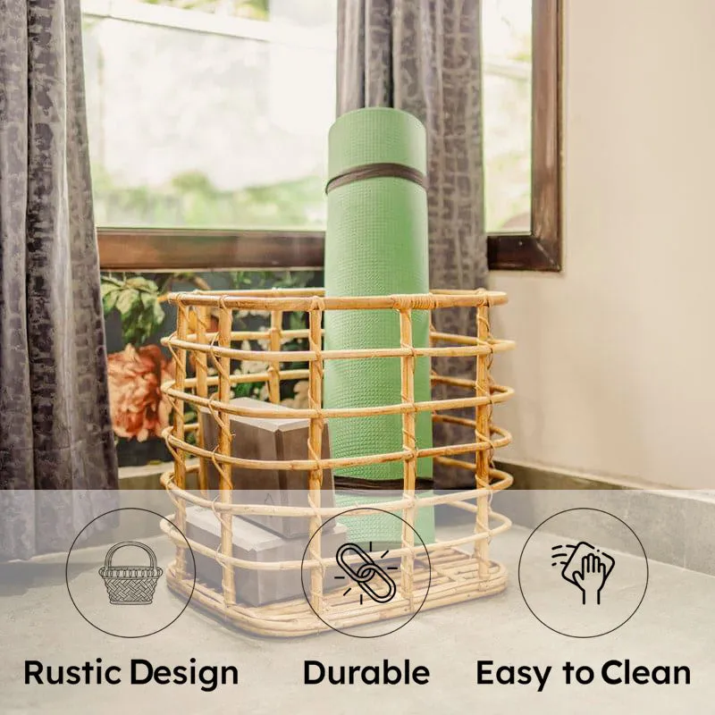 Raleigh Wicker Rattan Storage Basket media 8