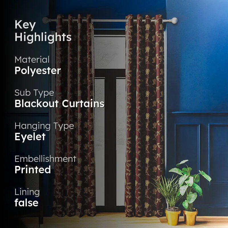 Afton Polyester Blackout Curtain - Set Of Two media 2