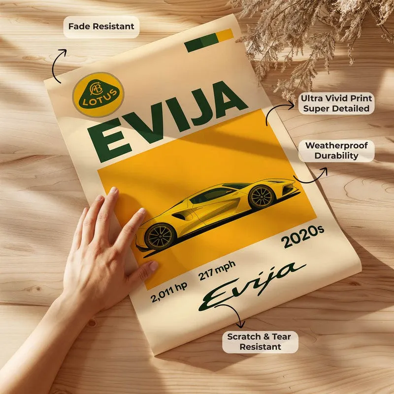 Lotus Evija Wall Poster media 7