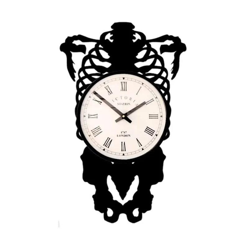 Tribal Steel Analog Wall Clock - Black media 4