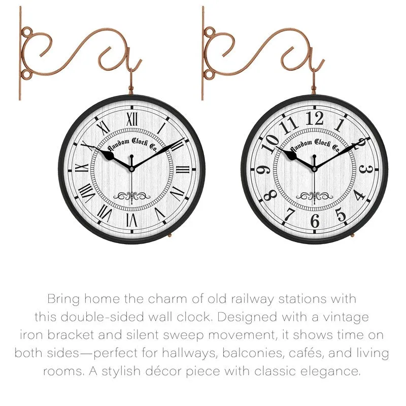 Northvale Double Sided Wall Clock media 5