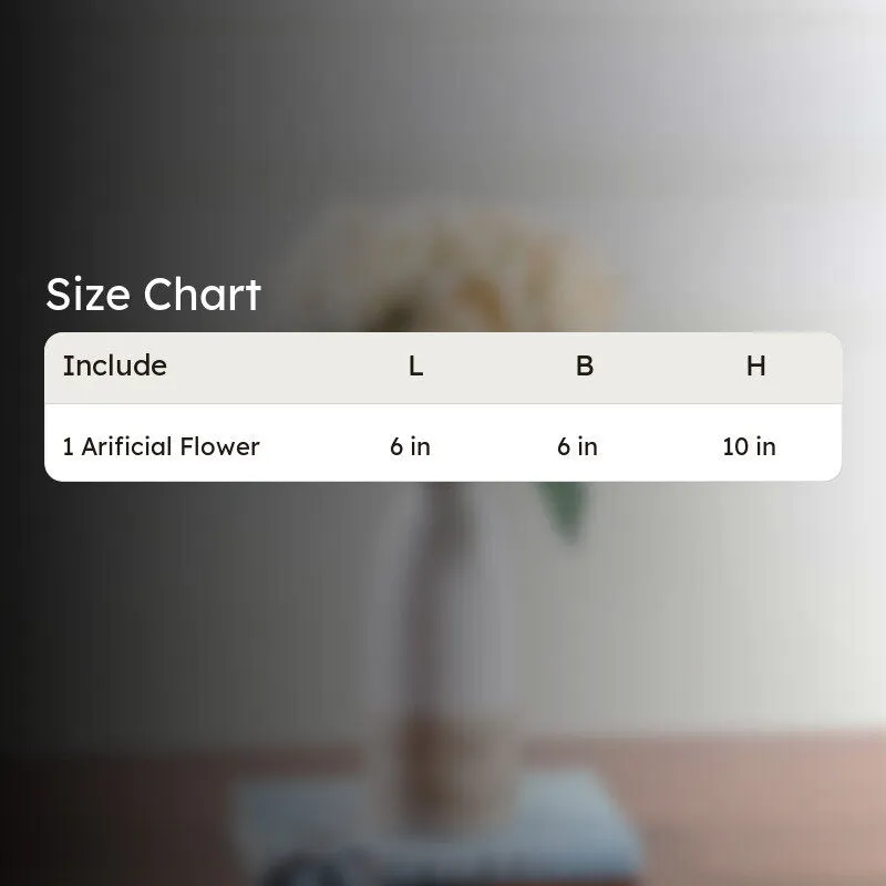 Aurielle Rose Fabric Artificial Flower - Ivory media 7