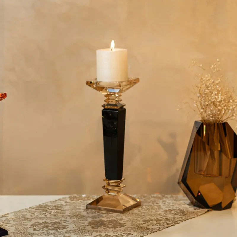 Elegance Crystal Candle Holder - Medium media 1
