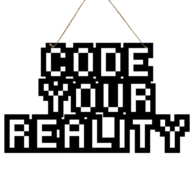 Code Your Reality Mild Steel Wall Accent media 3