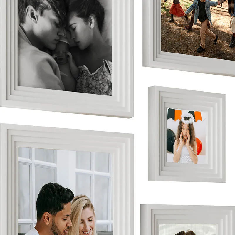 Memories To Rejoice Photo Frames (White) - Set Of Seven media 7