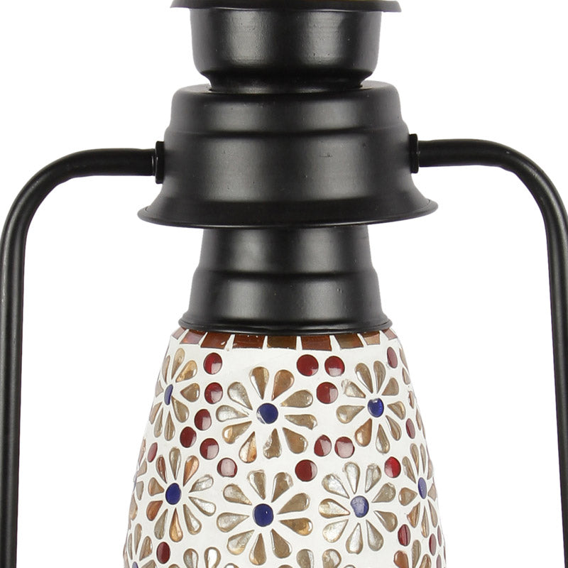 Admya Mosaic Lantern Iron Wall Lamp - Black media 5
