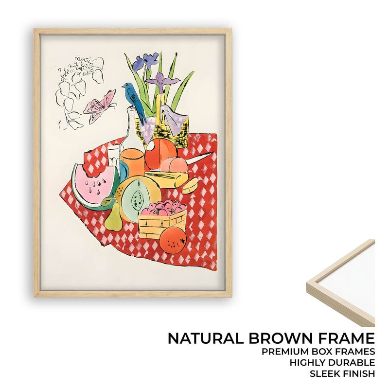 Savory Scene Archival Canvas Wall Art - Brown media 10