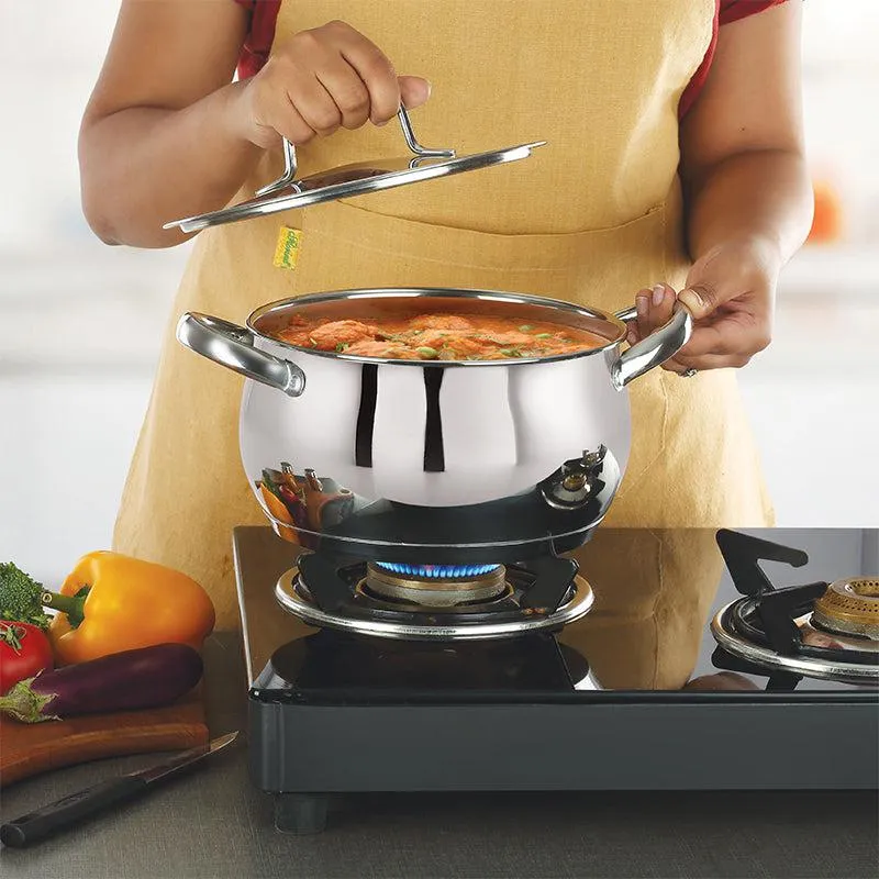 Nirlon Handi With Lid - 4000 mL/8 Inches media 8