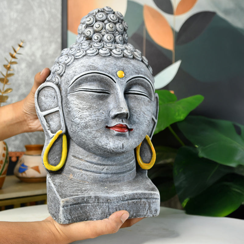 Virtuous Budhha Terracotta Idol image 5
