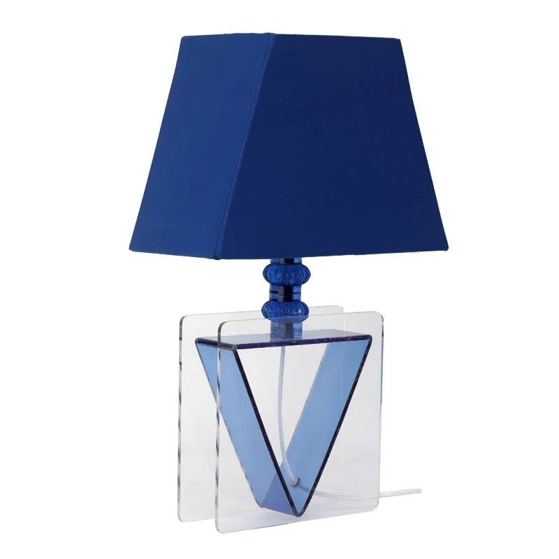 Indira Inverta Acrylic Table Lamp - Blue media 3