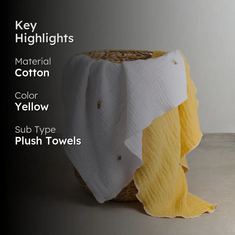 Little Bee Baby Towel Gifting Combo - Seven Piece Set media 2