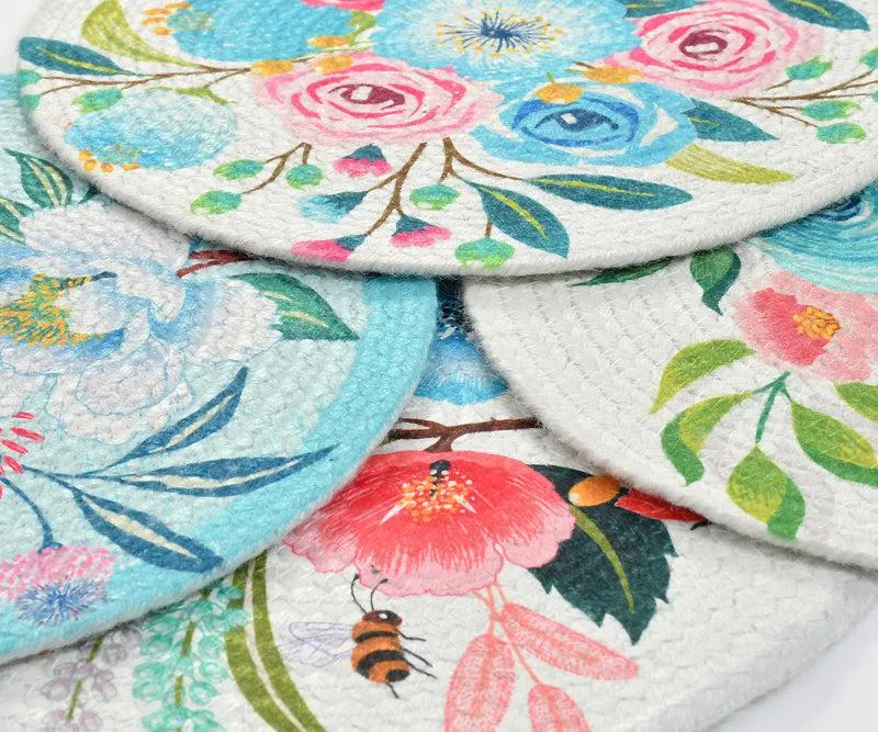 Salix Round Placemat - Set Of Four media 5