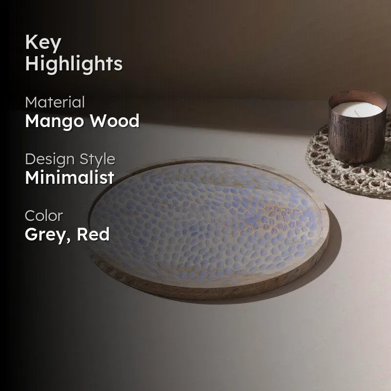 Seastone Handcrafted Mango Wood Platter media 2