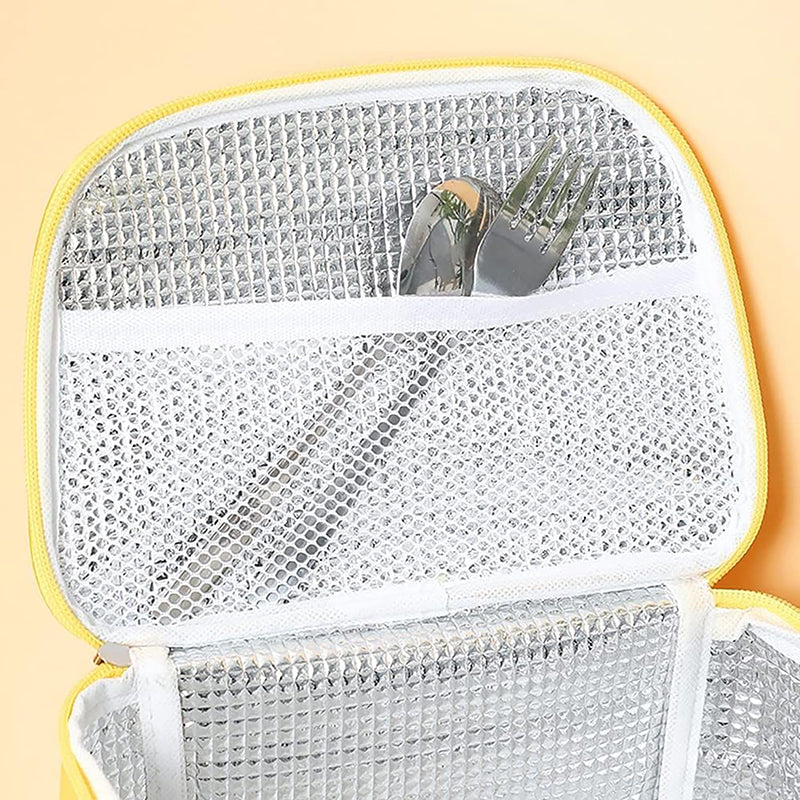 Bus Time Polyester Lunch Bag - Yellow media 5