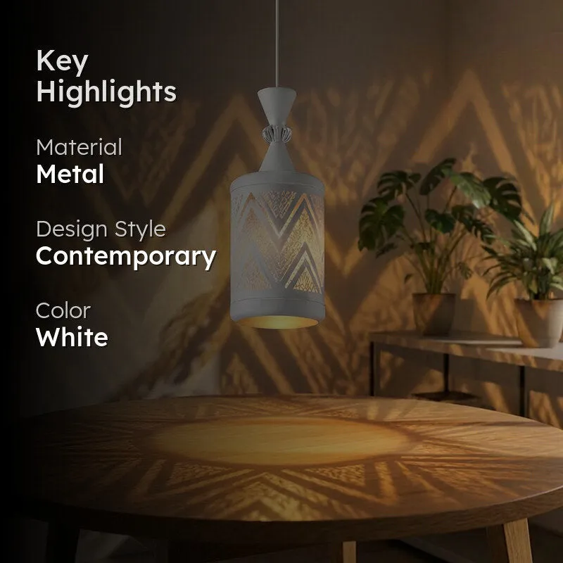Arctic Glow Metal Ceiling Lamp media 2