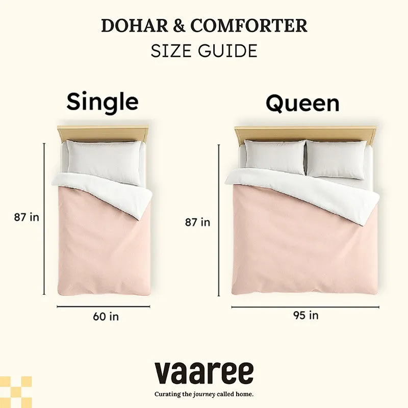 Arlet Floral Cotton Reversible Comforter - 220 GSM media 5