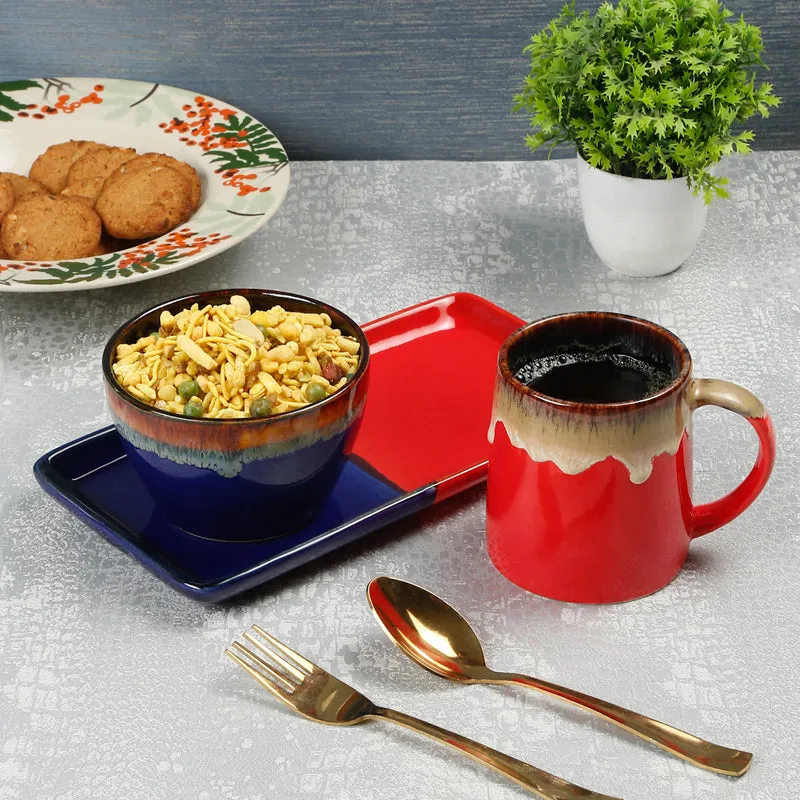 Bonita Tea Set (Red) - Three Piece Set media 1