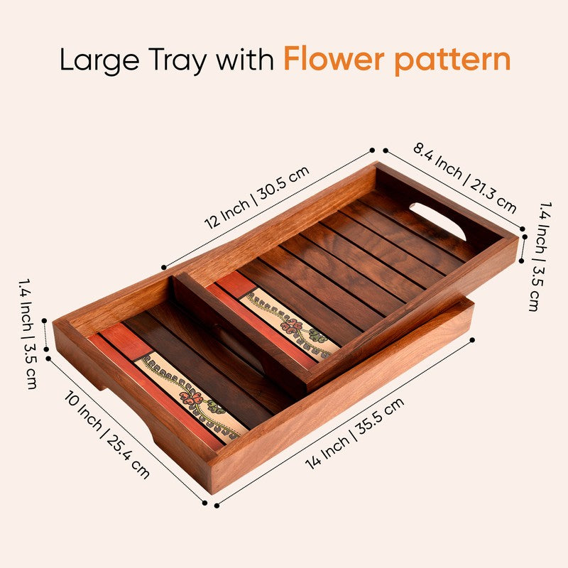 Aviya Wooden Tray - Set Of Two media 10