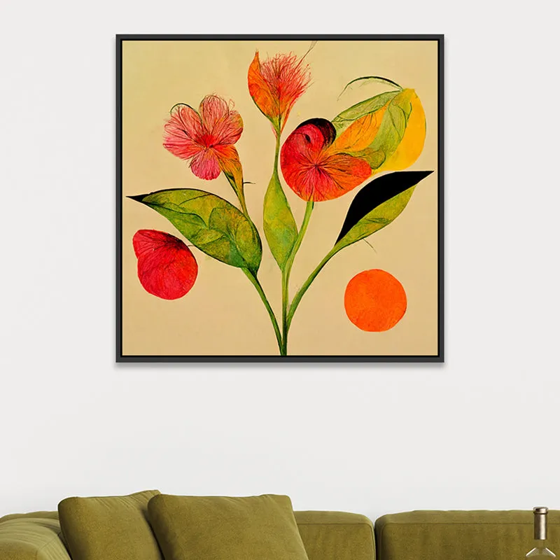 Lively Spring Flowers Wall Painting media 1