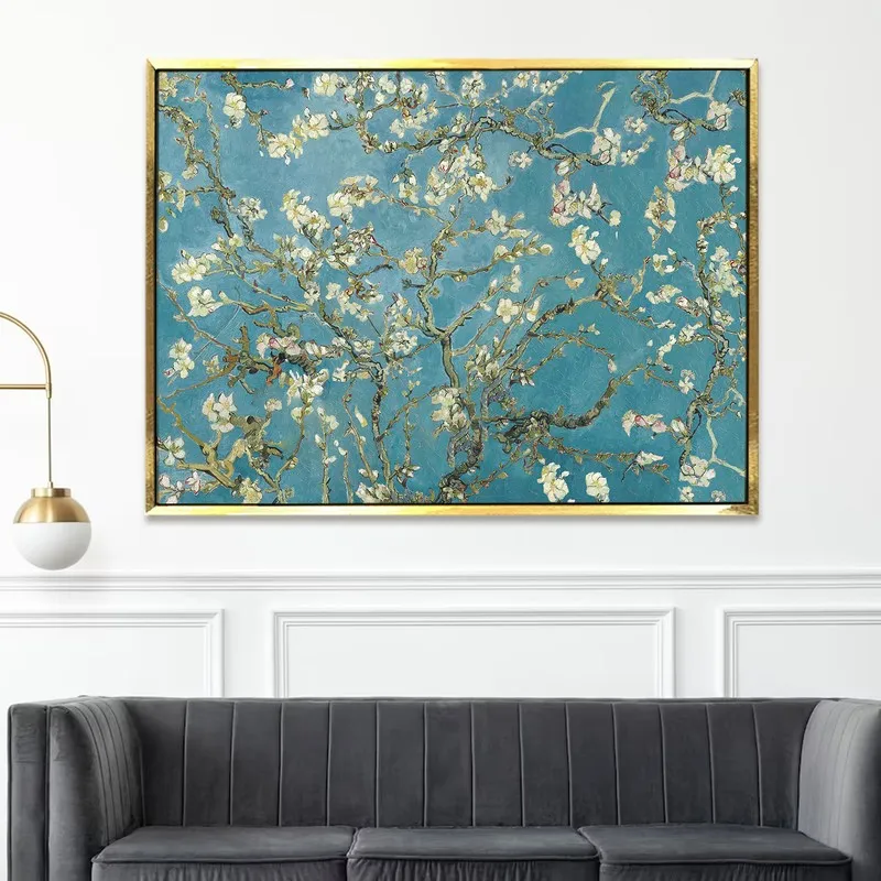 Petal Veil Canvas Wall Painting With Frame media 5