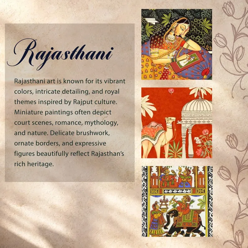 Rajasthani Royal Canvas Wall Art & Paintings media 6