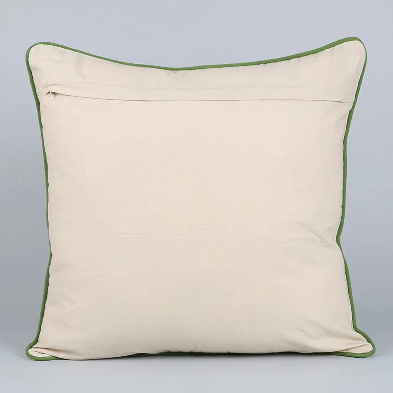 India Circus Regal Myrtle Printed Cotton Cushion Cover - Set Of Two media 4