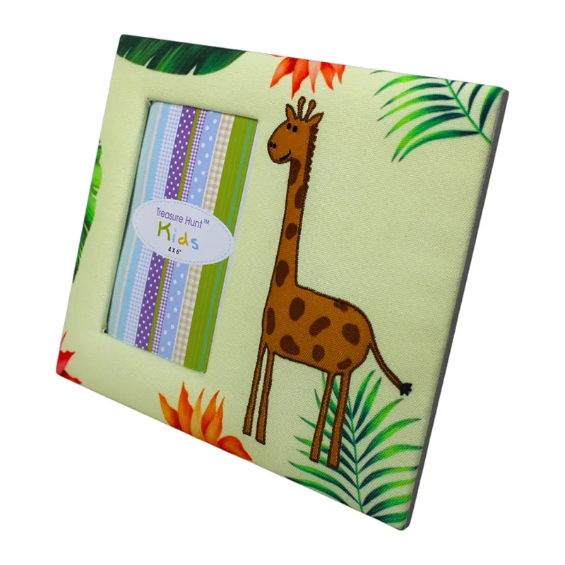 Giraffe Whimsy Fabric & MDF Photo Frame - Zootopia Collection media 5