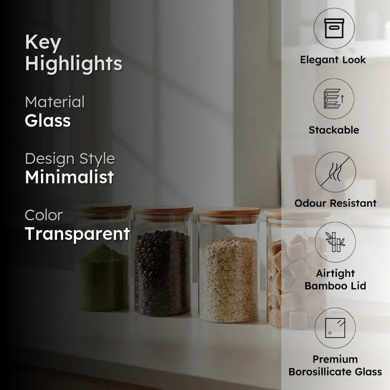 Sealy Glass Jar (600 mL Each) - Set Of Four - 2
