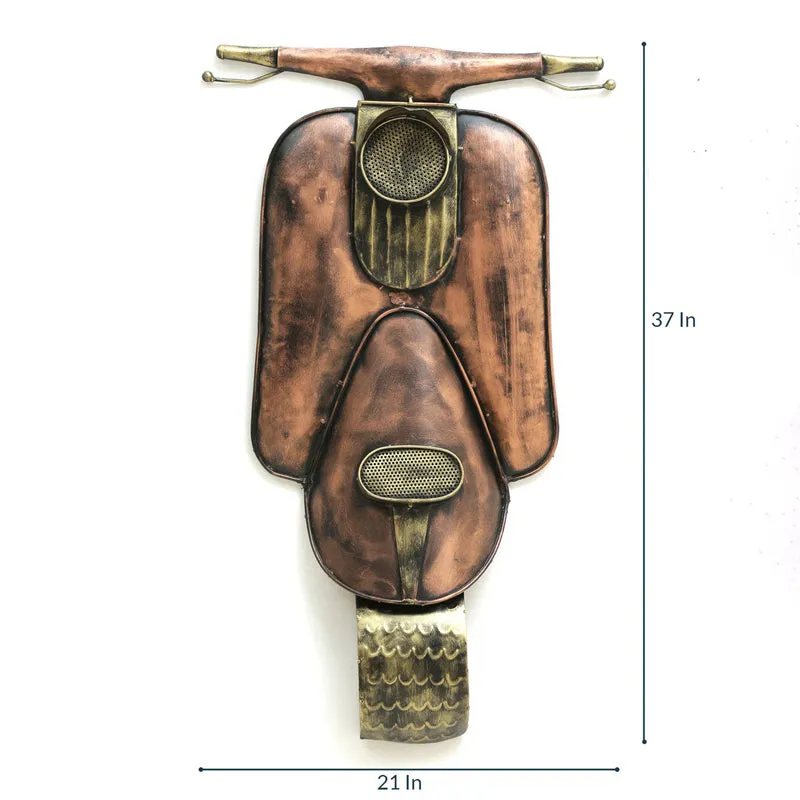 Antique Scooter Iron Wall Accent media 6