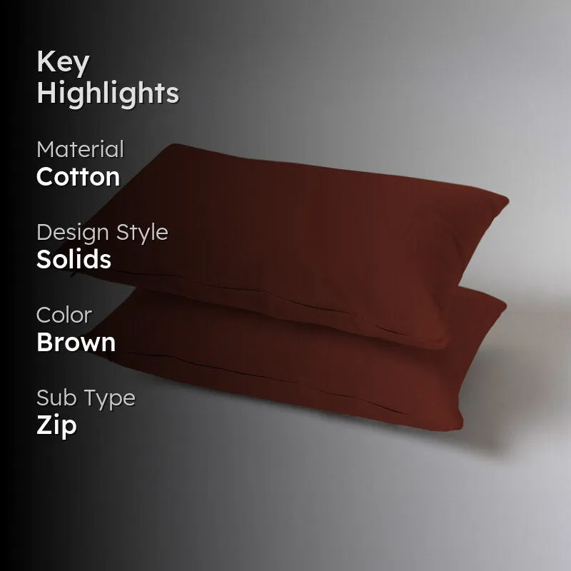 Leslie Sofa Cushion (Terracotta Brown) - Set Of Two media 2