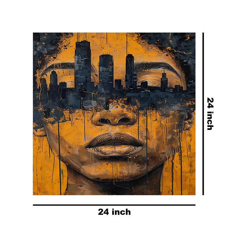 Girl In Dreamland Wall Painting media 8