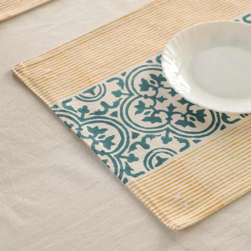 Ethnic Aura Canvas Table Mats - Set Of Two media 7