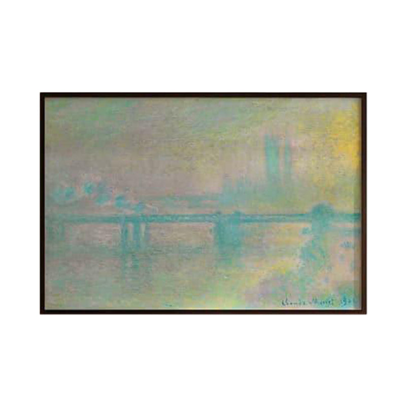 Charing Cross Bridge In London By Claude Monet - Black Frame media 6