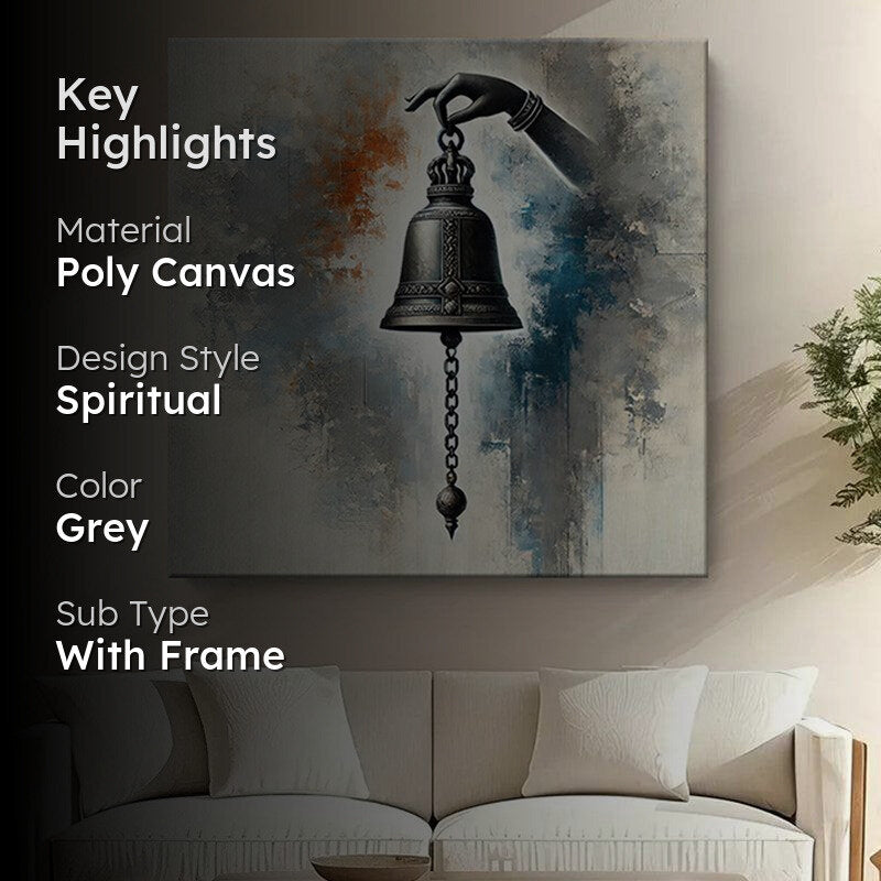 Eternal Bell in Hand Wall Painting media 2