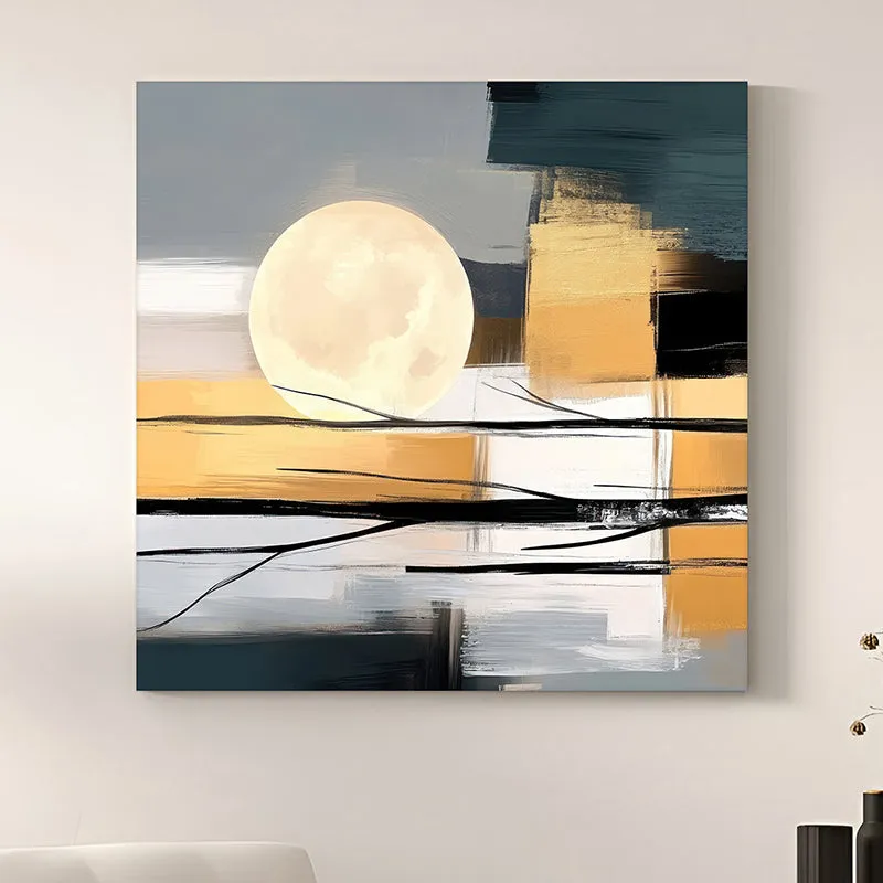 Moon & Twigs Wall Art media 2