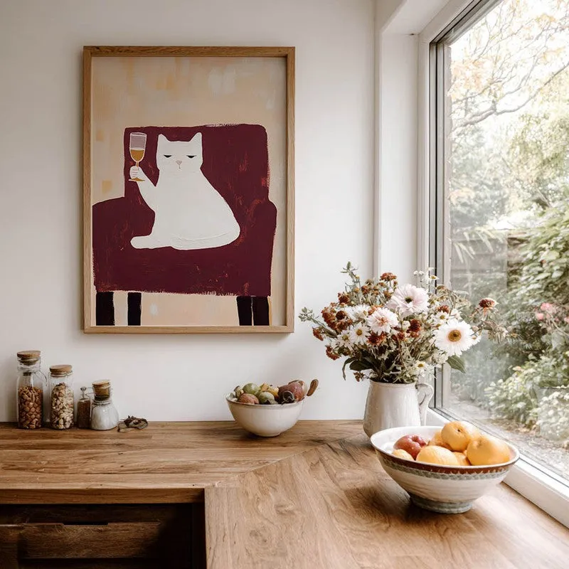 Sip Muse Archival Canvas Wall Art - Brown media 8