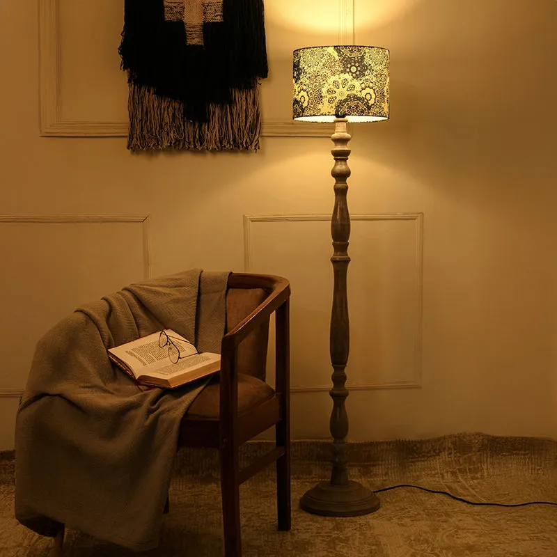 Hewn Batik Floor Lamp media 1