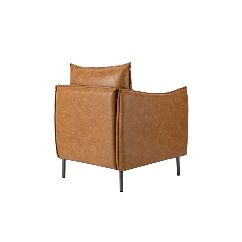 Sculpta Neem Wood Accent Chair - Brown media 8