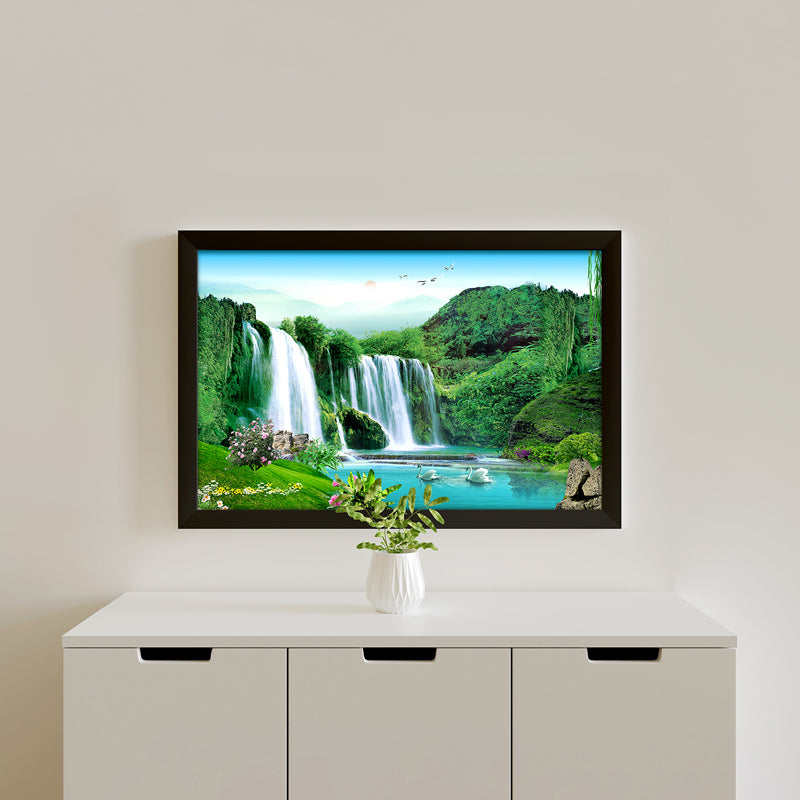 Ethereal Waterfall Wall Painting
