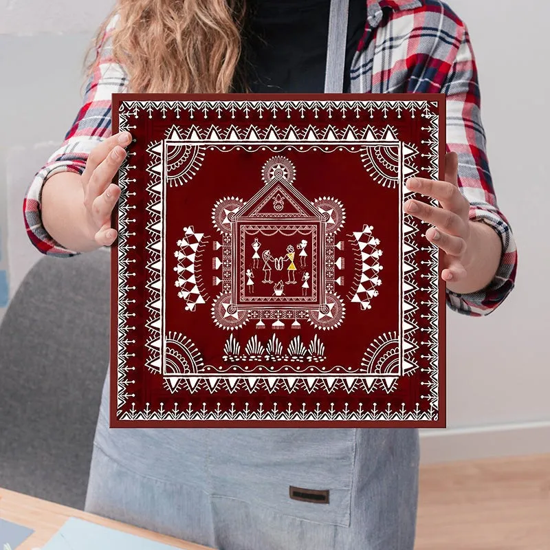 Tribal Motif Wall Art - Set Of Two media 5
