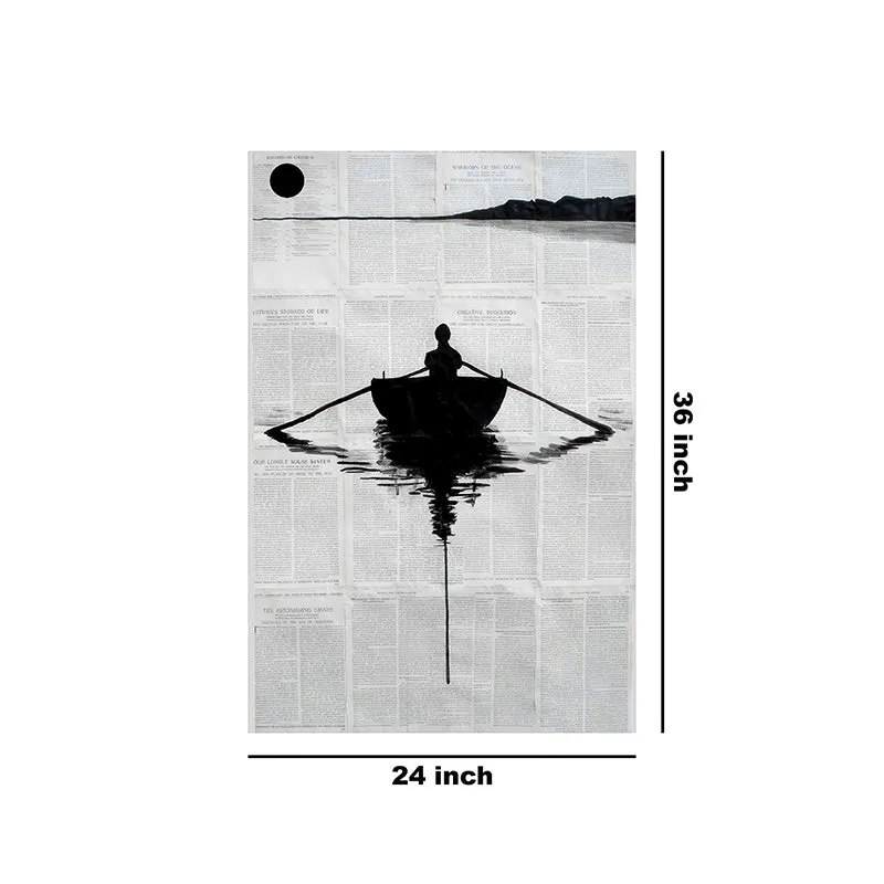 The Reflective Row Wall Painting media 8
