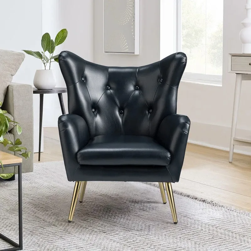 Urbano Neem Wood Lounge Chair - Black media 4