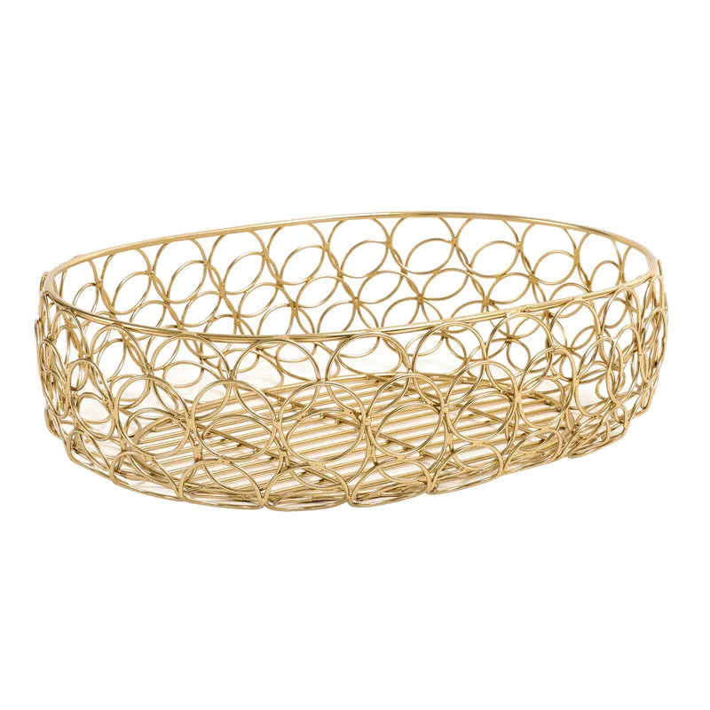 Flavio Fruit Basket - Gold media 4