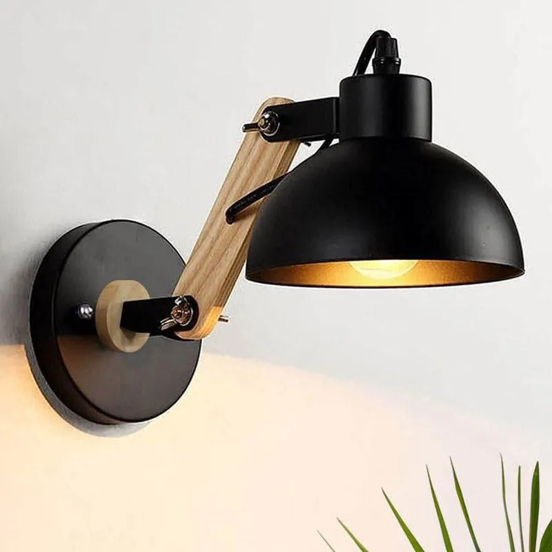 Mazor Metal Wall Lamp - Black media 3