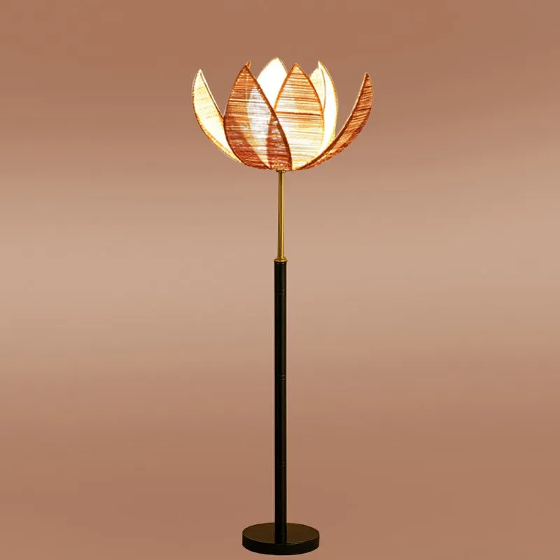 Drift Beam Bamboo Wooden Floor Lamp media 6