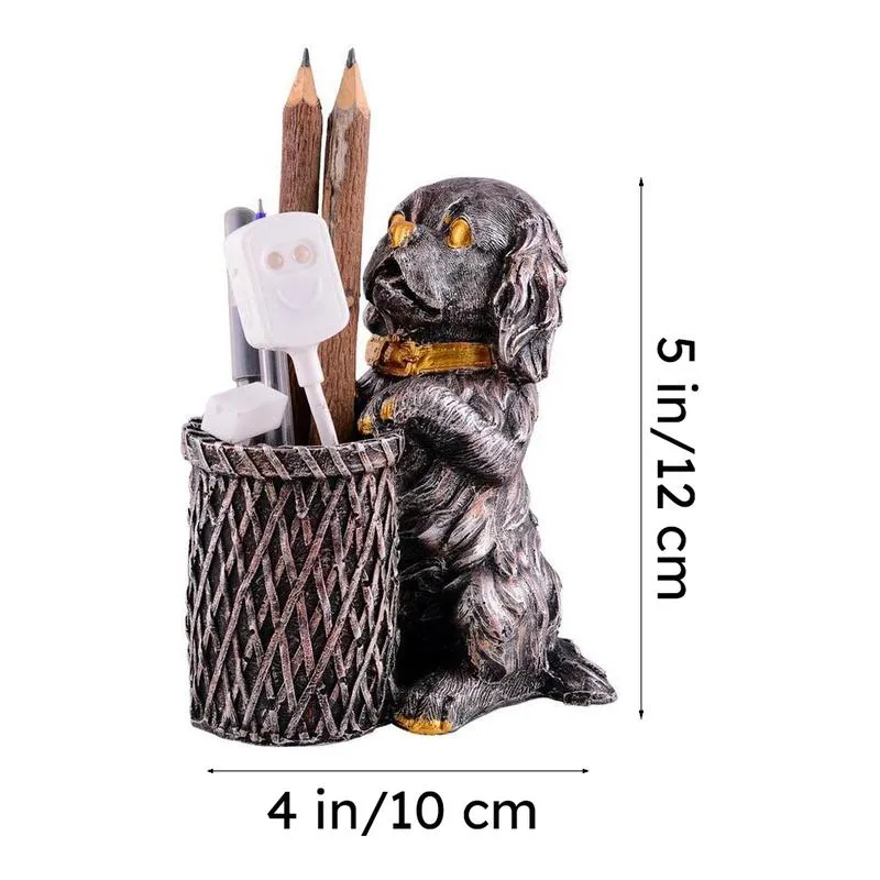 The Pawfect Painted Polyresin Pen Stand media 7