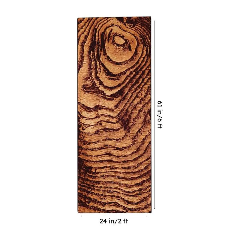 Alvis Abstract Micro Fiber Runner Rug - Brown media 8