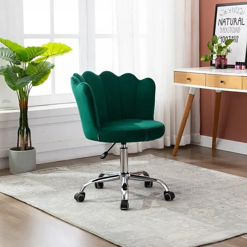 Flexon Metal Office Chair - Green media 1